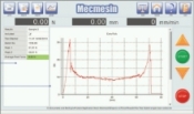 Trhací stroj MULTITEST 0.5-xt s barevným ovládacím panelem